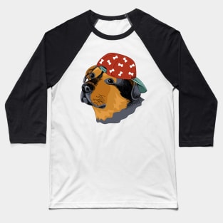 Rottweiler baseball Cap Illustration Baseball T-Shirt